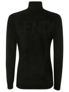 Fendi Velvet Viscose Sweater Fendi Velvet Viscose Sweater - Black