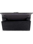 Jimmy Choo Candy Croco-print Leather Clutch Jimmy Choo Candy Croco-print Leather Clutch - black