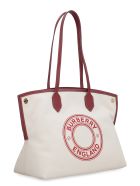 Burberry Society Canvas Tote Burberry Society Canvas Tote - Ecru