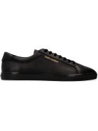 Saint Laurent Brooklyn Leather Low-top Sneakers Saint Laurent Brooklyn Leather Low-top Sneakers - black