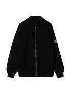 Stone Island Junior Black Jacket Stone Island Junior Black Jacket - Nero