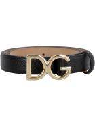 Dolce & Gabbana Dg Buckle Leather Belt Dolce & Gabbana Dg Buckle Leather Belt - black