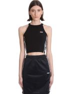 Fila Tama Topwear In Black Polyester Fila Tama Topwear In Black Polyester - black