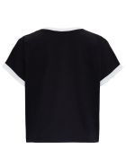 Balmain T-shirt With Logo Balmain T-shirt With Logo - White/black