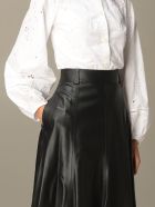 Hilfiger Collection Skirt Hilfiger Collection Longuette Skirt In Leather Hilfiger Denim Hilfiger Collection Skirt Hilfiger Collection Longuette Skirt In Leather - Black
