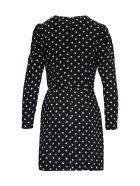 RED Valentino Polka Dots Pattern Dress In Crepe RED Valentino Polka Dots Pattern Dress In Crepe - Black