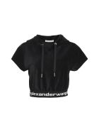 T by Alexander Wang Corduroy Hoodie T by Alexander Wang Corduroy Hoodie - Black