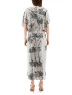 In The Mood For Love Ancens Sequined Dress With Palm Trees In The Mood For Love Ancens Sequined Dress With Palm Trees - SILVER (Silver)