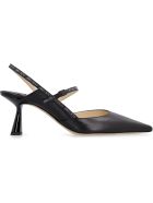 Jimmy Choo Ray Leather Pointy-toe Slingback Jimmy Choo Ray Leather Pointy-toe Slingback - black