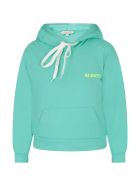 Natasha Zinko Teal Sweatshirt For Girl With Noen Yellow Logo Natasha Zinko Teal Sweatshirt For Girl With Noen Yellow Logo - Green