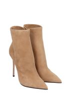 Le Silla High Heels Ankle Boots In Beige Suede Le Silla High Heels Ankle Boots In Beige Suede - beige