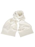 Agnona White Cashmere Blend Scarf Agnona White Cashmere Blend Scarf - White