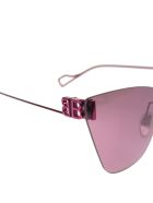 Pink Light Cat Woman Sunglasses Balenciaga Pink Light Cat Woman Sunglasses - Purple