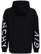 Givenchy Black Jersey Hoodie With Refracted Logo Givenchy Black Jersey Hoodie With Refracted Logo - Black