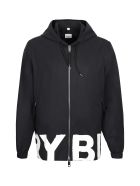 Burberry Hooded Windbreaker Burberry Hooded Windbreaker - black