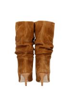 Paris Texas High Heels Ankle Boots In Leather Color Suede Paris Texas High Heels Ankle Boots In Leather Color Suede - leather color
