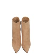 Le Silla High Heels Ankle Boots In Beige Suede Le Silla High Heels Ankle Boots In Beige Suede - beige
