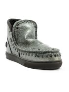 Mou Eskimo Sneaker In Silver Glitter Mou Eskimo Sneaker In Silver Glitter - Argento