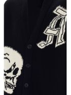 'skull' Cardigan Alexander McQueen 'skull' Cardigan - Black/ivory