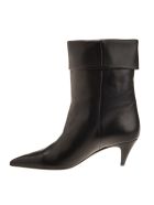Ankle Boot With Cuff Saint Laurent Ankle Boot With Cuff - Nero