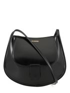 Leather Shoulder Strap Bag Jil Sander Leather Shoulder Strap Bag - Black