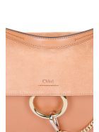 Chloé Faye Med Hand Bag In Powder Leather Chloé Faye Med Hand Bag In Powder Leather - Rosa
