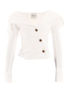 A.W.A.K.E. Mode Buttoned Jacket-top A.W.A.K.E. Mode Buttoned Jacket-top - OFF WHITE (White)