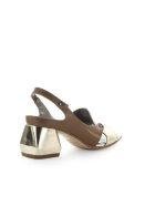 Ixos Gold Dove-grey Heeled Sandal IXOS Gold Dove-grey Heeled Sandal - Oro / Tortora / Latte (Multicolor)