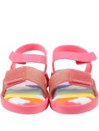 Melissa Pink Sandals For Girl With Clouds Melissa Pink Sandals For Girl With Clouds - Pink