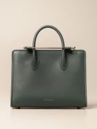 Strathberry Shoulder Bag Strathberry Midi Tote Bag In Leather Strathberry Shoulder Bag Strathberry Midi Tote Bag In Leather - Bottle Green