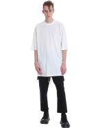 DRKSHDW Jumbo T-shirt In White Cotton DRKSHDW Jumbo T-shirt In White Cotton - WHITE