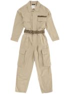 R13 Abu Cotton Jumpsuit R13 Abu Cotton Jumpsuit - KHAKI (Beige)