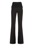 Parosh Liliuxy Flared Wool Trousers Parosh Liliuxy Flared Wool Trousers - black
