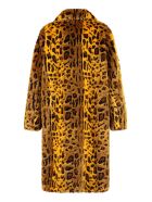 STAND STUDIO Maxine Faux Fur Coat STAND STUDIO Maxine Faux Fur Coat - Yellow