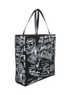 Golden Goose California Buying Canvas With Graffiti Golden Goose California Buying Canvas With Graffiti - White/Black