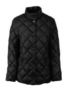 Burberry Oswestry - Diamond Quilted Down-filled Jacket Burberry Oswestry - Diamond Quilted Down-filled Jacket - Black