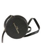 Marc Jacobs Logo Plaque Zip-around Shoulder Bag Marc Jacobs Logo Plaque Zip-around Shoulder Bag - Black