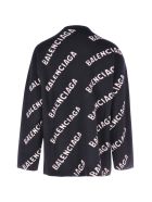 Balenciaga Crewneck Logo Allover Balenciaga Crewneck Logo Allover - Navy White