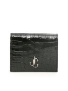 Jimmy Choo Monogram Hanne Wallet Jimmy Choo Monogram Hanne Wallet - BLACK (Black)