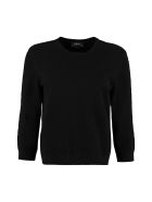 A.P.C. Zoe Crew-neck Cotton Blend Sweater A.P.C. Zoe Crew-neck Cotton Blend Sweater - black