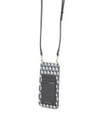 Anya Hindmarch Phone Pouch I Am A Plastic Bag Anya Hindmarch Phone Pouch I Am A Plastic Bag - CHARCOAL (Blue)