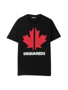 Dsquared2 Black Teen T-shirt Dsquared2 Black Teen T-shirt - Nera