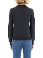 Logo Embroidery Sweater Kenzo Logo Embroidery Sweater - Grigio scuro