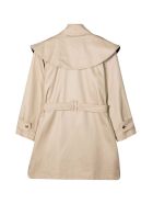 Balmain Beige Trench Coat Teen Balmain Beige Trench Coat Teen - Beige