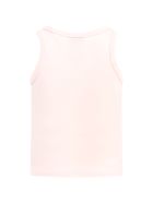Little Marc Jacobs Pink Tank For Girl With Logo Little Marc Jacobs Pink Tank For Girl With Logo - Pink