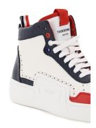 Thom Browne Basketball Hi-top Tricolour Sneakers Thom Browne Basketball Hi-top Tricolour Sneakers - RWB WHT (White)