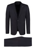 Tagliatore Three-piece Wool Suit Tagliatore Three-piece Wool Suit - blue