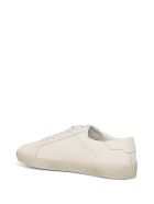 Saint Laurent Low Top Sneakers In Fabric With Logo Saint Laurent Low Top Sneakers In Fabric With Logo - White