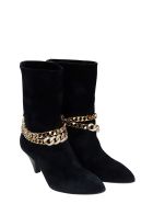 Alevì Futura 055 High Heels Ankle Boots In Black Suede Alevì Futura 055 High Heels Ankle Boots In Black Suede - black