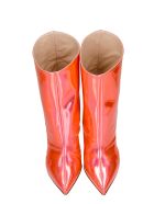 Alexandre Vauthier High Heels Ankle Boots In Red Leather Alexandre Vauthier High Heels Ankle Boots In Red Leather - red